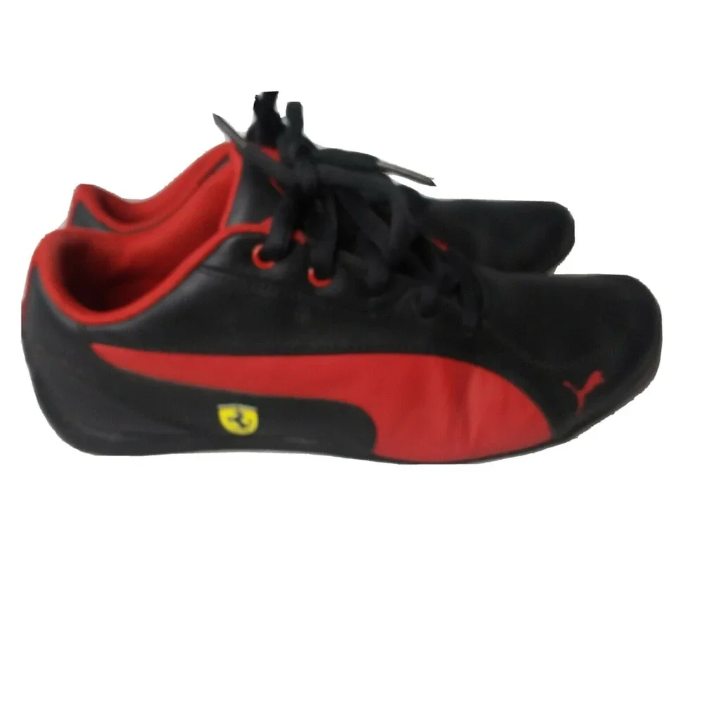Puma Ferrari Drift Cat 5 L NU Junior Size 5.5 C Boys Shoes - Black~Red